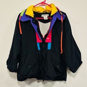 Vintage casual Isle windbreaker 80s 90s jacket pants set! Size large!